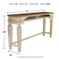 Realyn Counter Height Dining Table