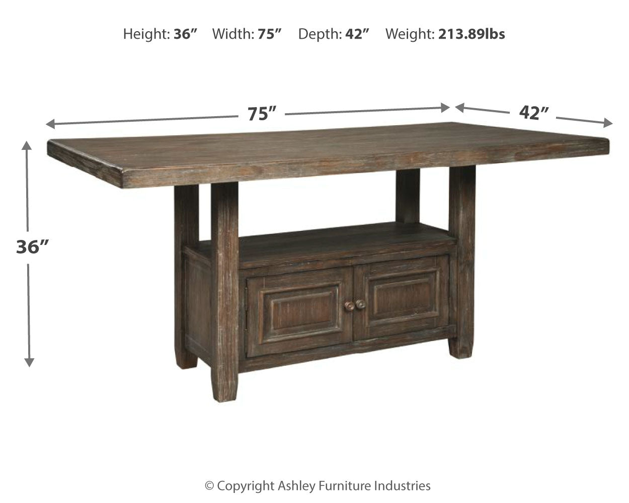 Wyndahl Counter Height Dining Table