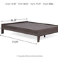 Brymont Full Platform Bed