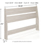 Socalle Full Panel Headboard