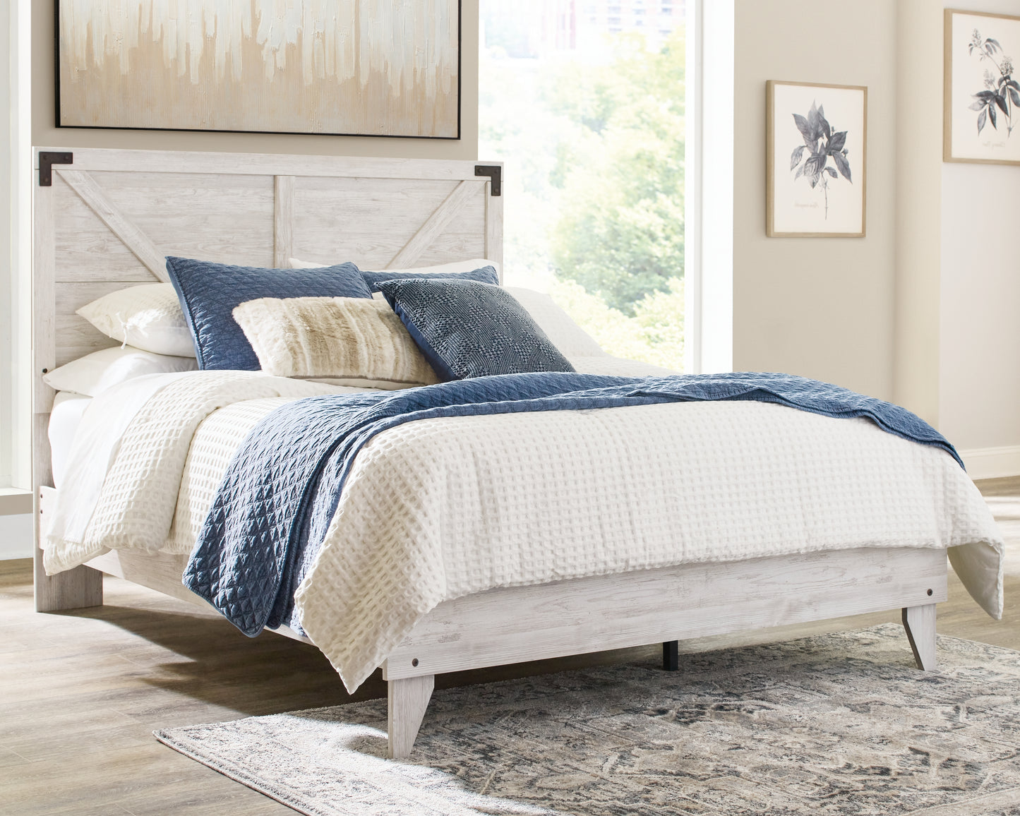 Shawburn Full Crossbuck Panel Platform Bed