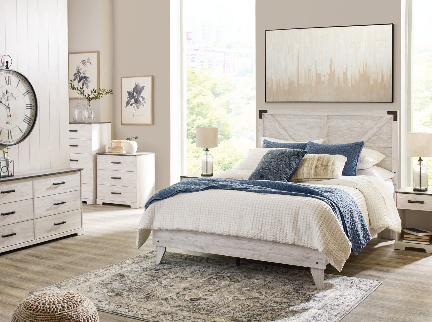 Shawburn Full Crossbuck Panel Platform Bed