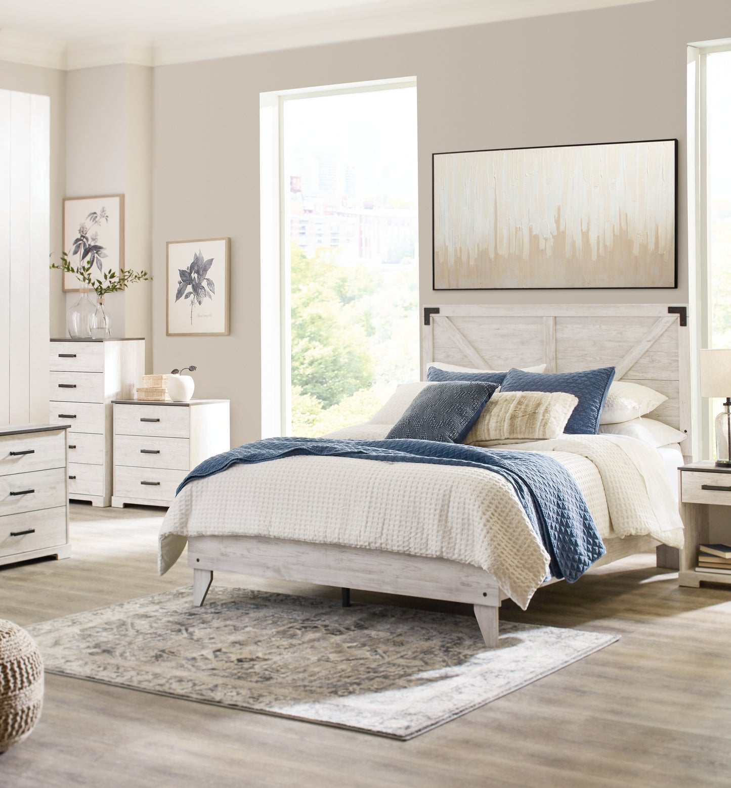 Shawburn Full Crossbuck Panel Platform Bed