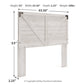 Shawburn Queen Crossbuck Panel Headboard