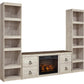 Willowton Entertainment Center with Electric Fireplace