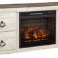 Willowton 60" TV Stand with Electric Fireplace
