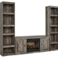 Wynnlow Entertainment Center with Electric Fireplace
