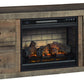 Trinell 60" TV Stand with Electric Fireplace