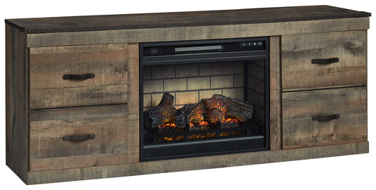 Trinell 60" TV Stand with Electric Fireplace