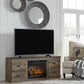 Trinell 60" TV Stand with Electric Fireplace