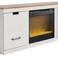 Vaibryn 60" TV Stand with Electric Fire Place