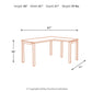 Baraga Home Office L-Desk