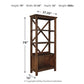 Baldridge 75" Bookcase