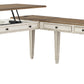 Realyn 2-Piece Home Office Lift Top Desk