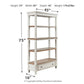 Realyn 75" Bookcase