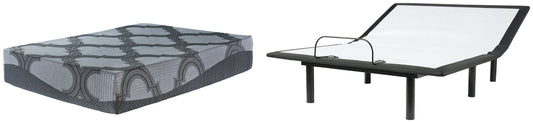 12 Inch Ashley Hybrid Queen Hybrid Mattress with Adjustable Base