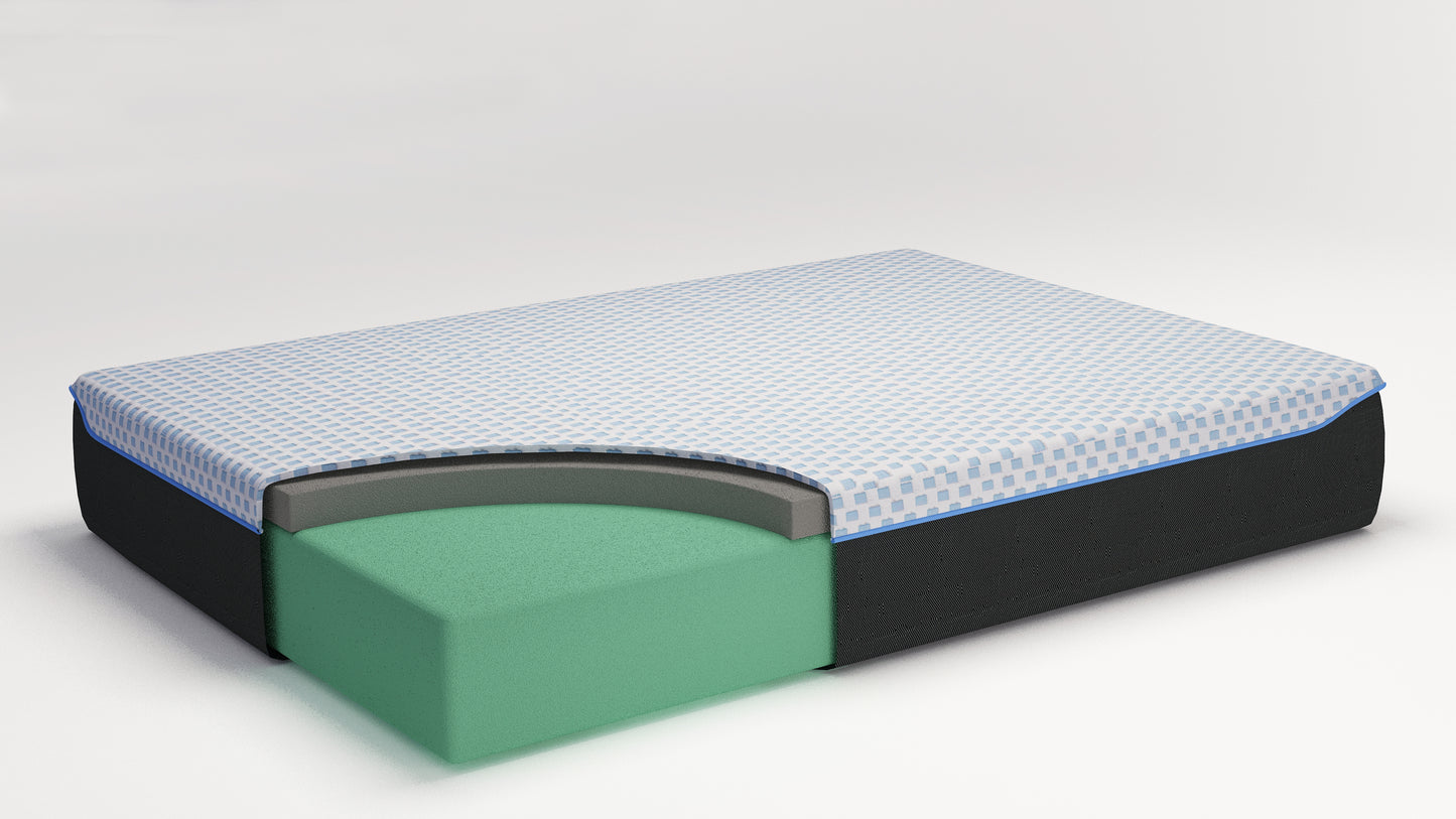 12 Inch Chime Elite King Adjustable Base with Mattress