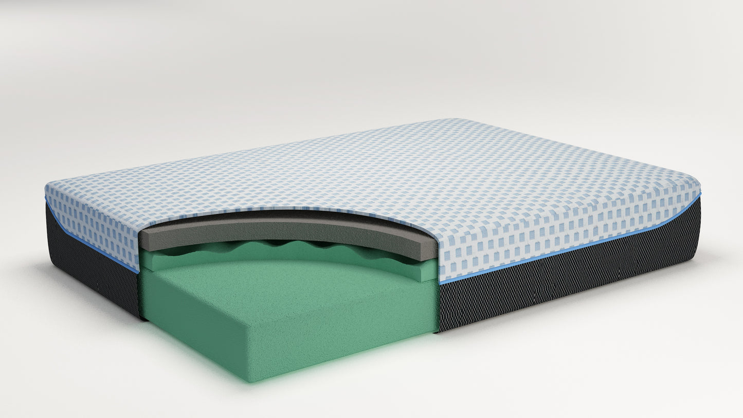 14 Inch Chime Elite California King Memory Foam Mattress in a Box