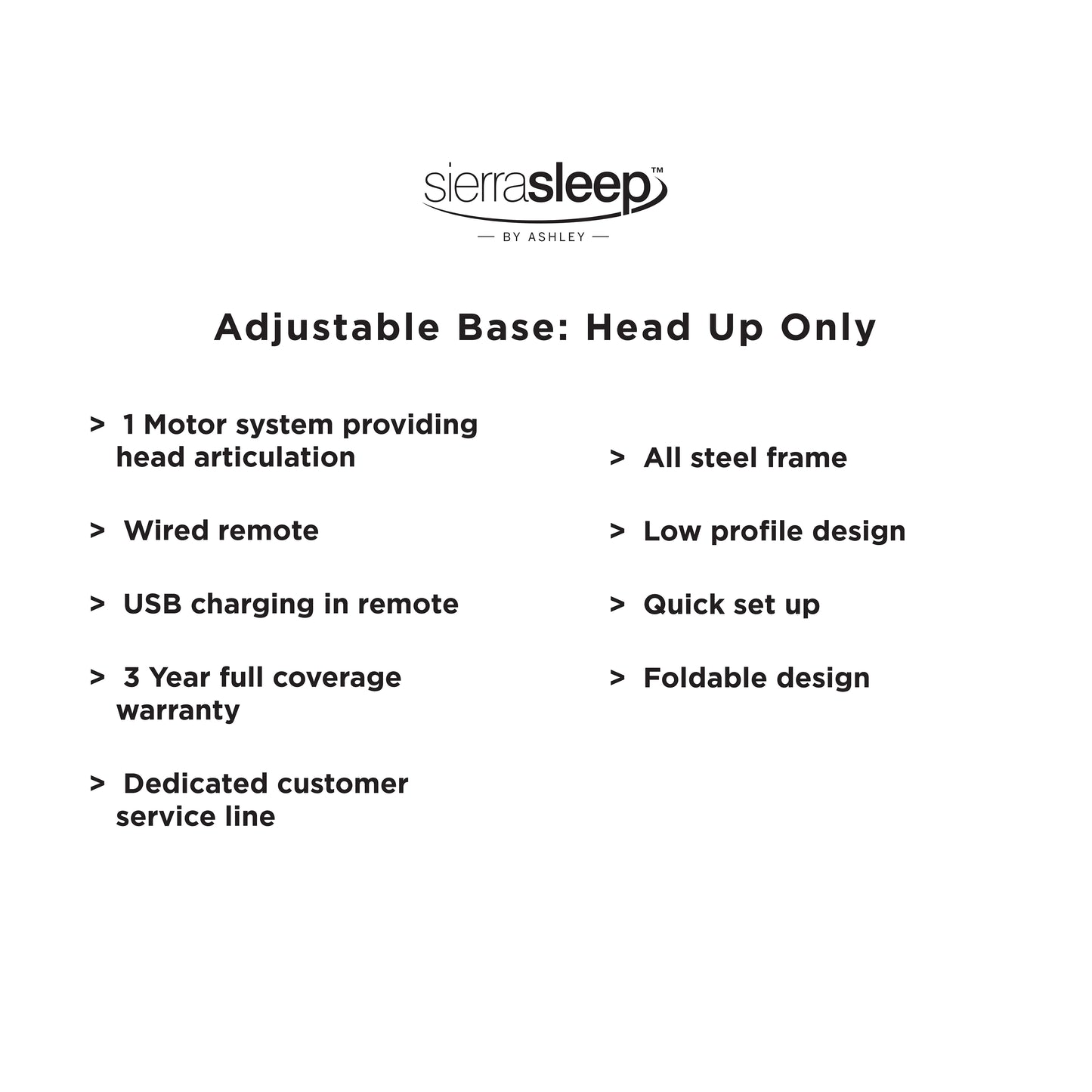 Adjustable Head Queen Base