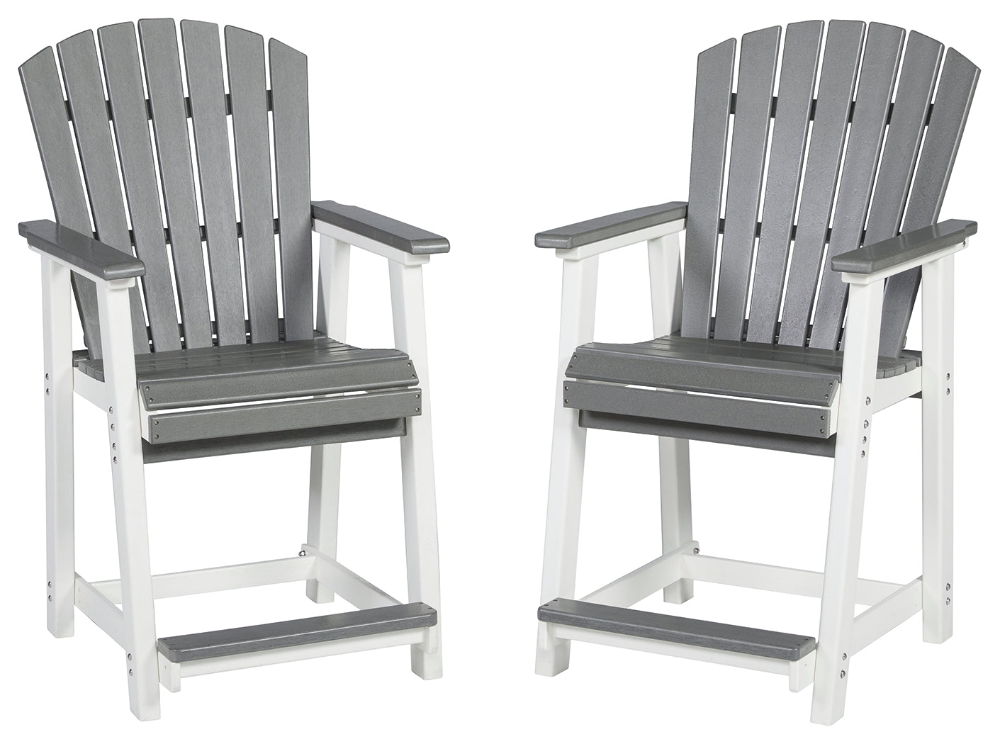 Transville Outdoor Counter Height Bar Stool (Set of 2)