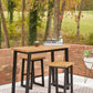 Town Wood Outdoor Counter Table Set (Set of 3)
