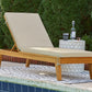 Byron Bay Chaise Lounge with Cushion