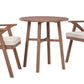 Vallerie Outdoor Chairs with Table Set (Set of 3)