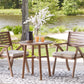Vallerie Outdoor Chairs with Table Set (Set of 3)