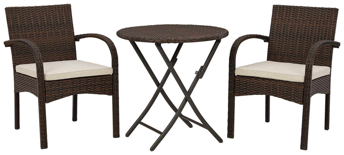 Anchor Lane Outdoor Chairs with Table Set (Set of 3)