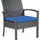 Alina Outdoor Love/Chairs/Table Set (Set of 4)