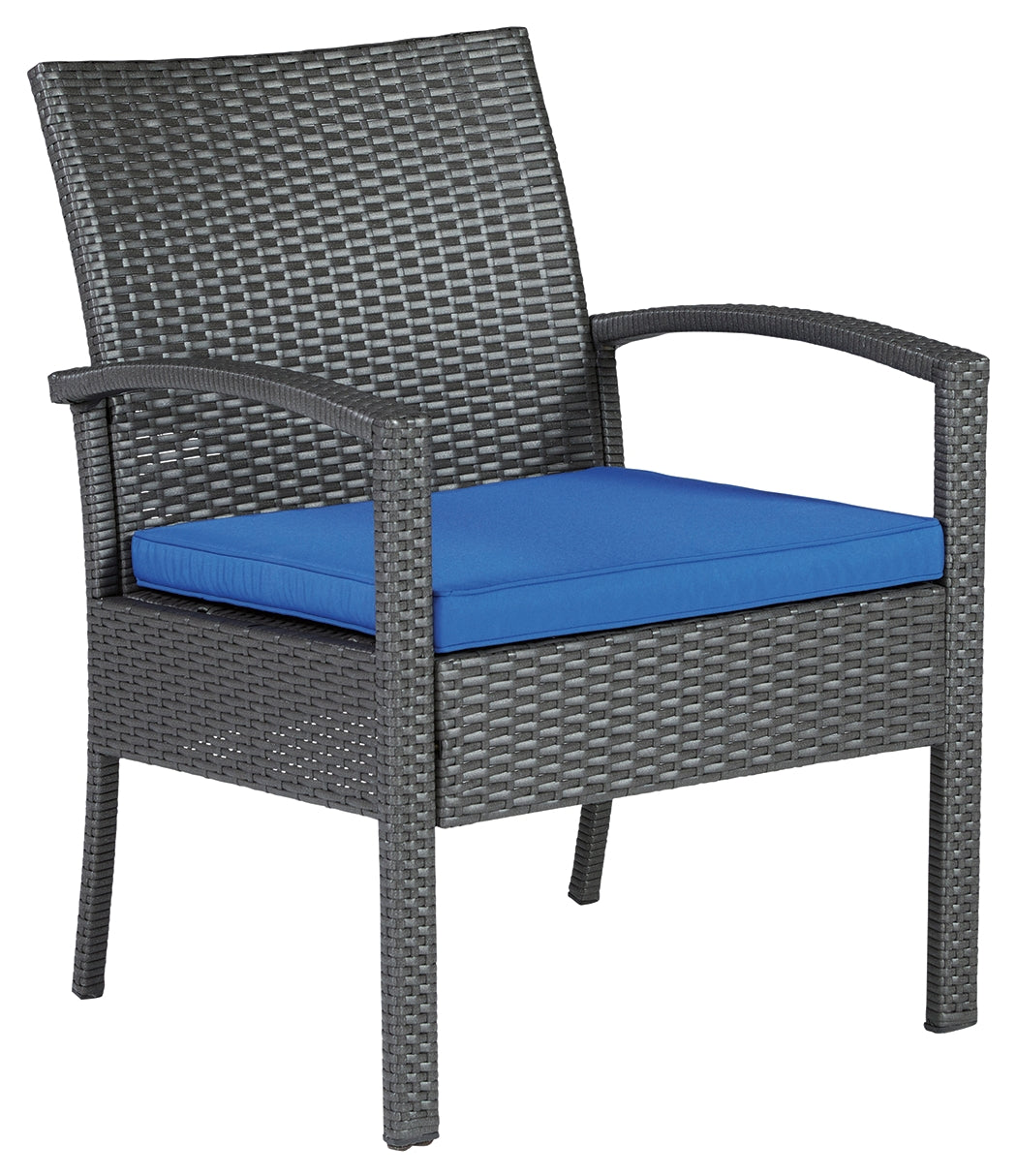 Alina Outdoor Love/Chairs/Table Set (Set of 4)