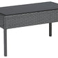 Alina Outdoor Love/Chairs/Table Set (Set of 4)