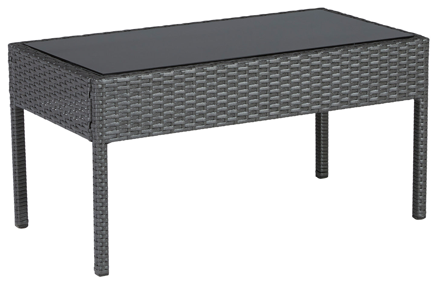 Alina Outdoor Love/Chairs/Table Set (Set of 4)