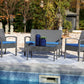 Alina Outdoor Love/Chairs/Table Set (Set of 4)