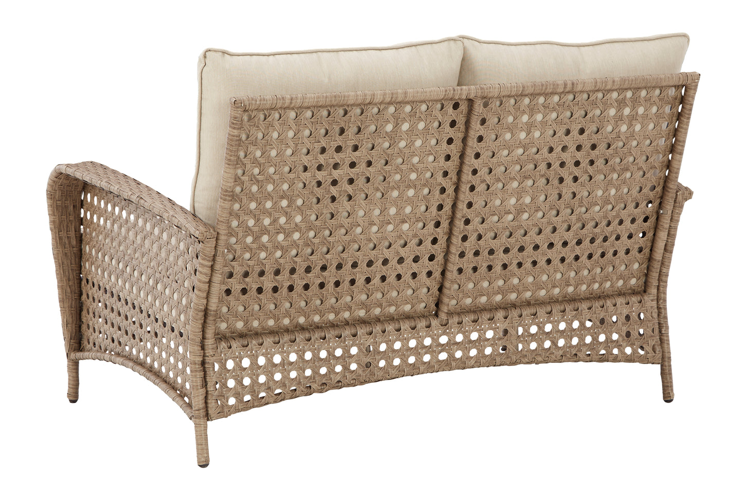 Braylee Outdoor Loveseat with Table (Set of 2)
