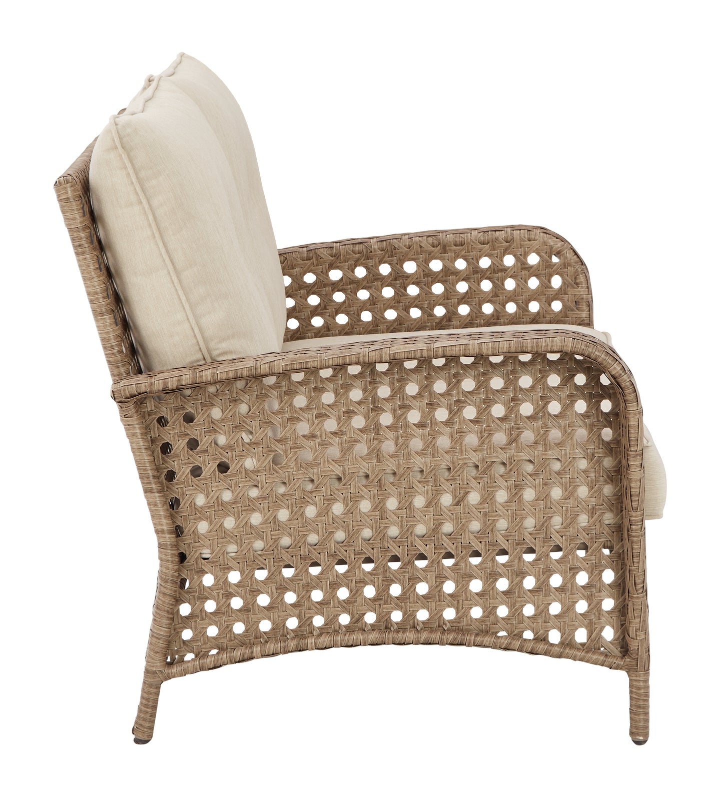 Braylee Outdoor Loveseat with Table (Set of 2)