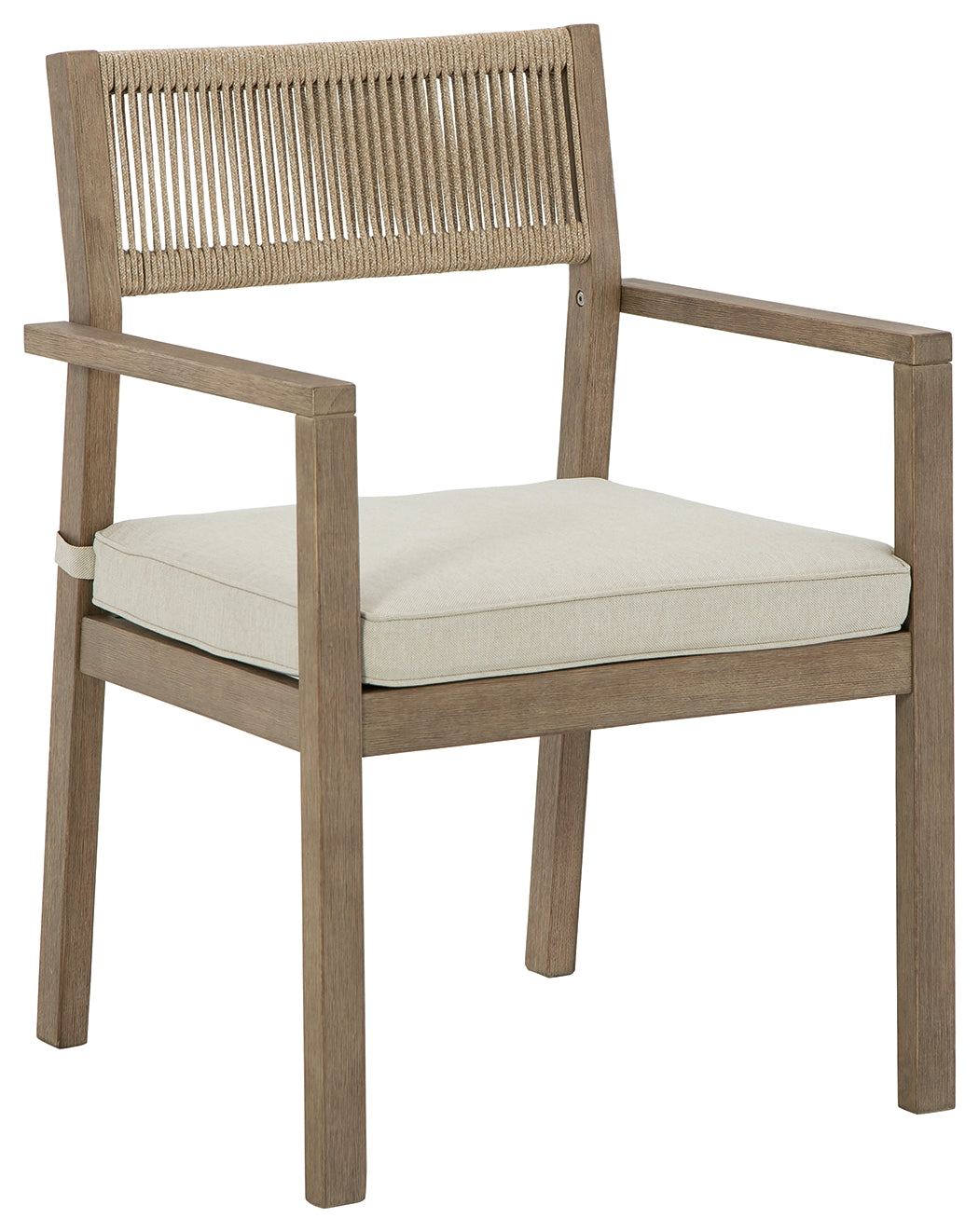 Aria Plains Arm Chair with Cushion (Set of 2)