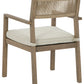 Aria Plains Arm Chair with Cushion (Set of 2)