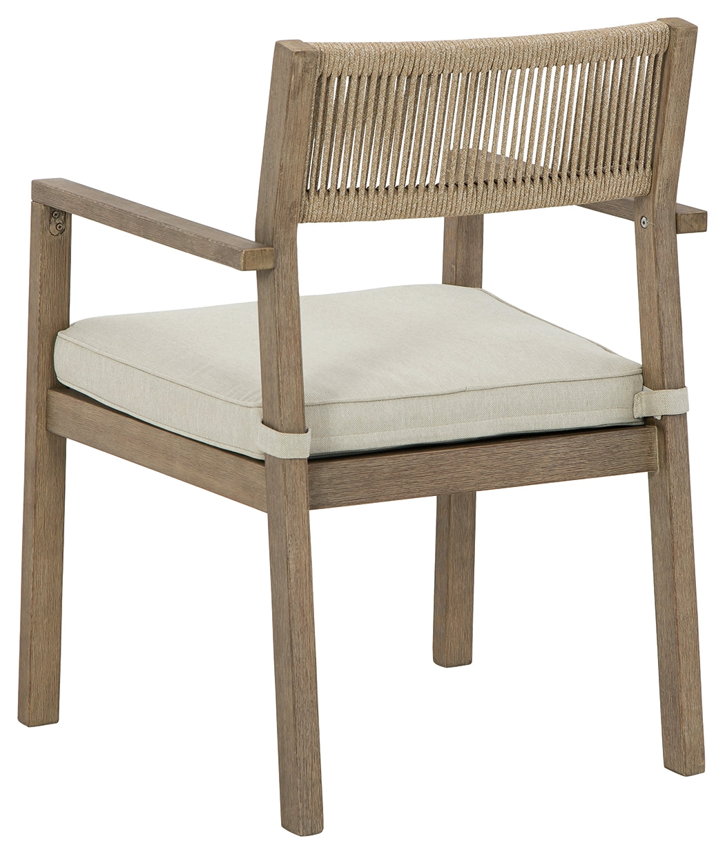 Aria Plains Arm Chair with Cushion (Set of 2)