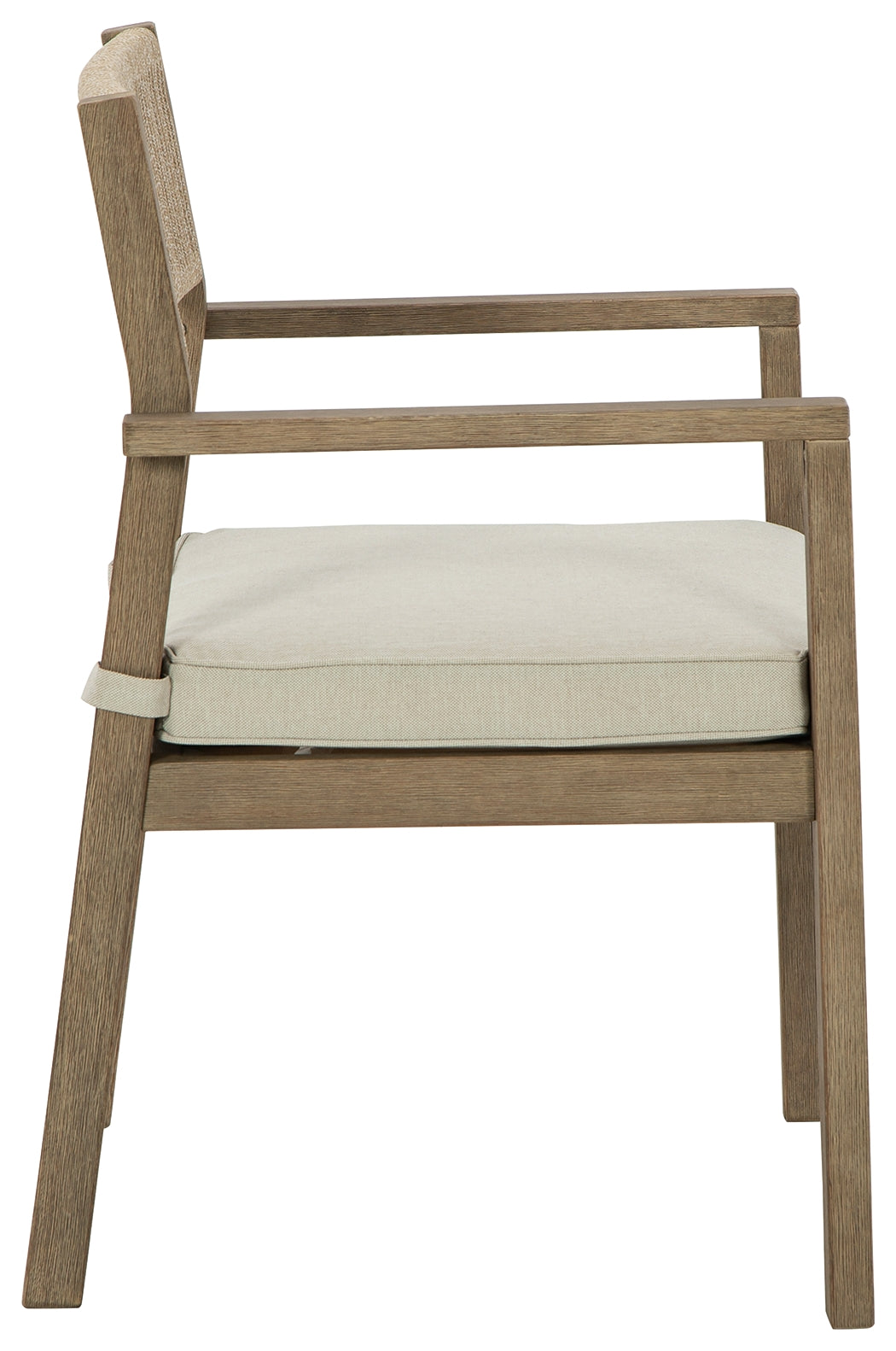 Aria Plains Arm Chair with Cushion (Set of 2)