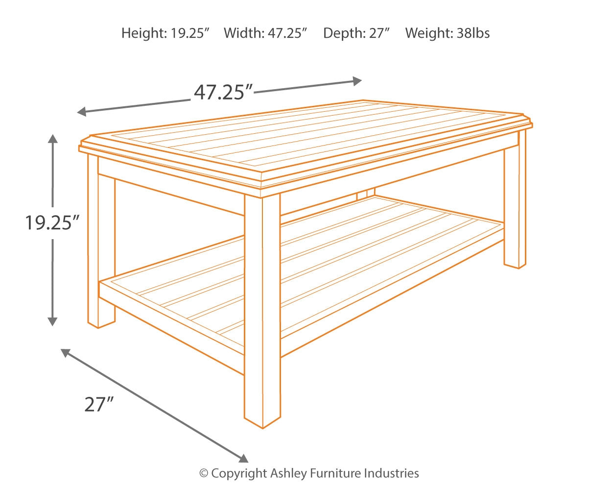 Castle Island Coffee Table