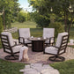 Castle Island Fire Pit Table