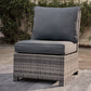 Salem Beach Armless Chair with Cushion