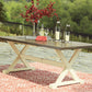 Preston Bay Dining Table with Umbrella Option