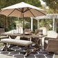 Beachcroft Dining Table with Umbrella Option