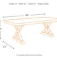 Beachcroft Dining Table with Umbrella Option