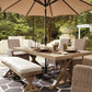 Beachcroft Dining Table with Umbrella Option