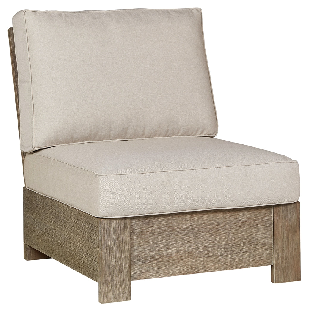 Silo Point Outdoor Armless Chair with Cushion