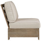 Silo Point Outdoor Armless Chair with Cushion