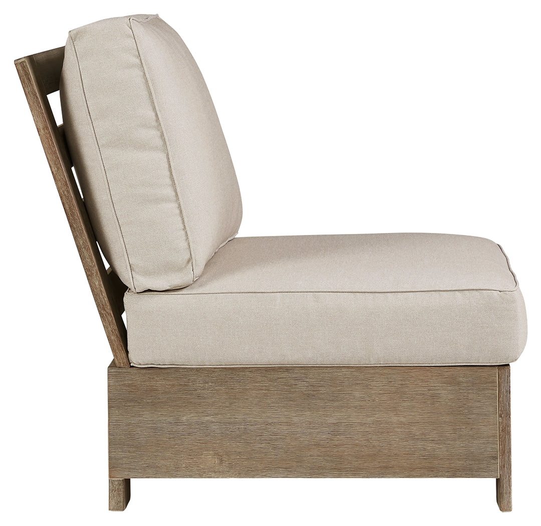 Silo Point Outdoor Armless Chair with Cushion